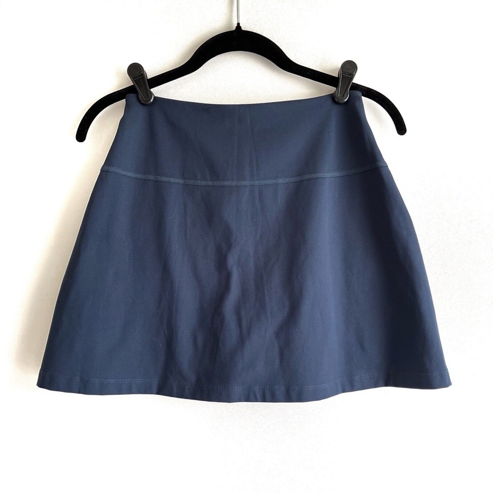 Girlfriend Collective Navy Blue Skort